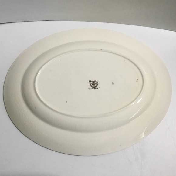 Vintage/Antique Alfred Meakin Ironstone Bengal Tree large oval platter - Picture 6 of 9